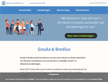 Tablet Screenshot of gouda-bredius.nl